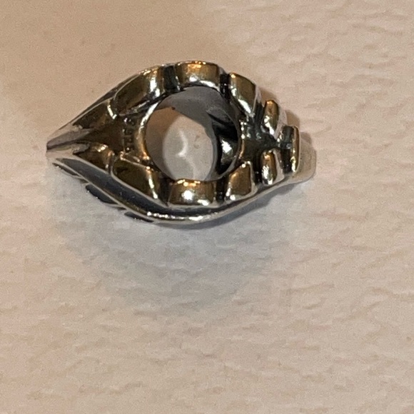 Authentic Pandora curved blue feather brand new sterling and shiny enamel - Picture 7 of 9